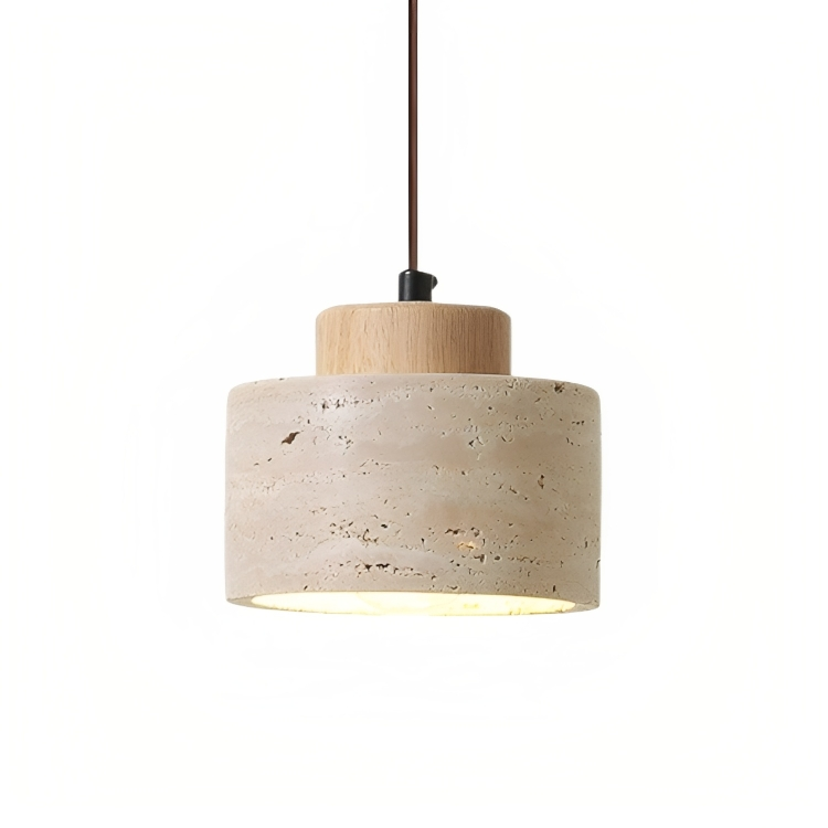 Travertine Stone Pendant Lamp 0