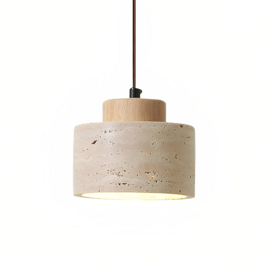 Travertine Stone Pendant Lamp 0