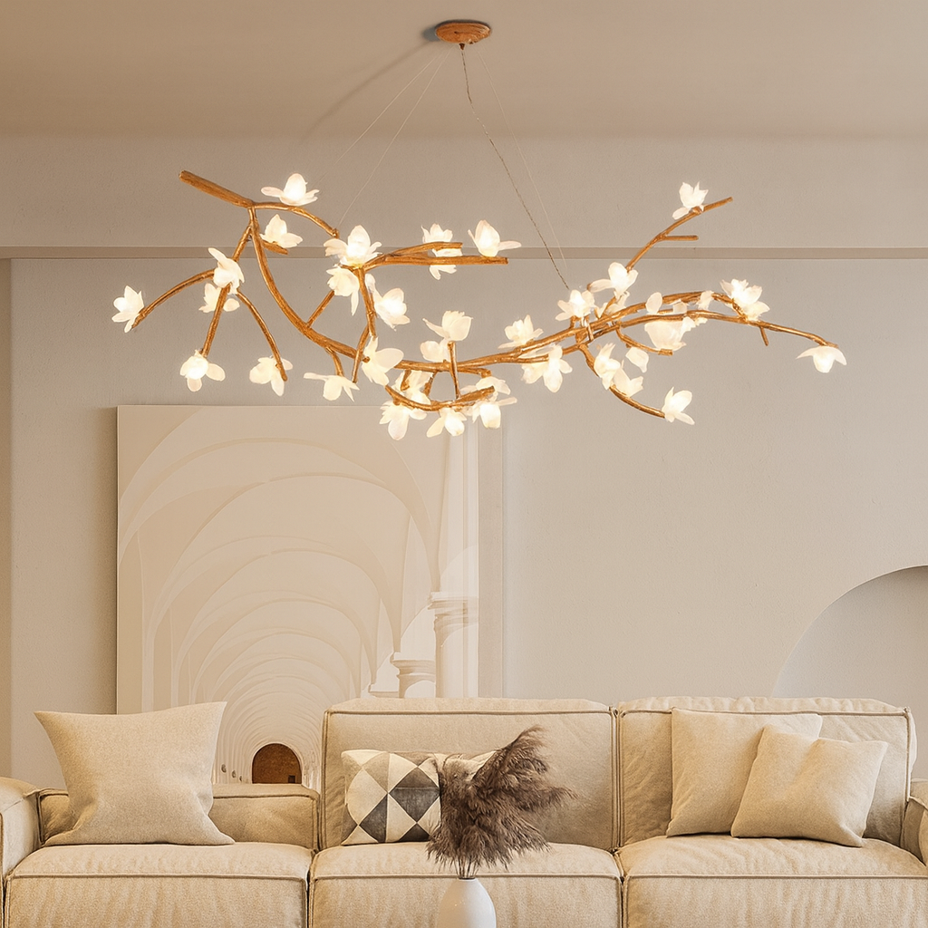 Tree branch chandelier 2