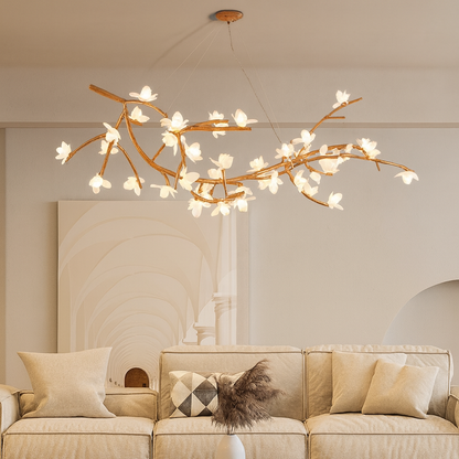Tree branch chandelier 2