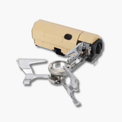 TrekFlame | Ultra-Lightweight Portable Camping Gas Stove for Outdoor Cooking 1