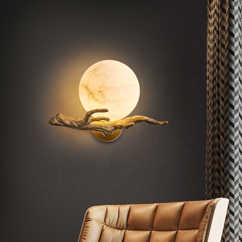 MarbleGlow – Modern Wall Lamp