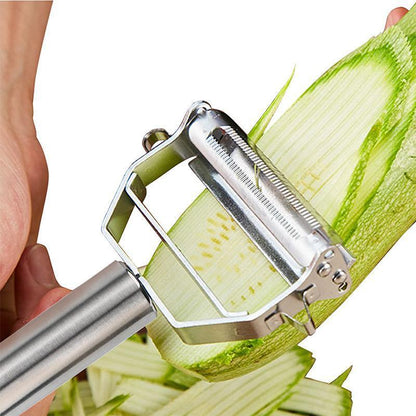 Ultra-sharp stainless steel multi-functional vegetable peeler & julienne slicer 3