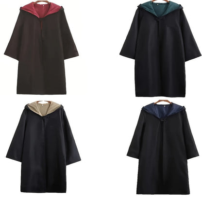 Unisex Hooded Wizard Halloween Costume Cloak | Long Sleeve 8