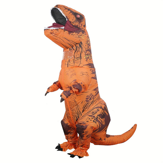 Unisex Inflatable Halloween Dinosaur Costume | Giant T-Rex Jumpsuit 0