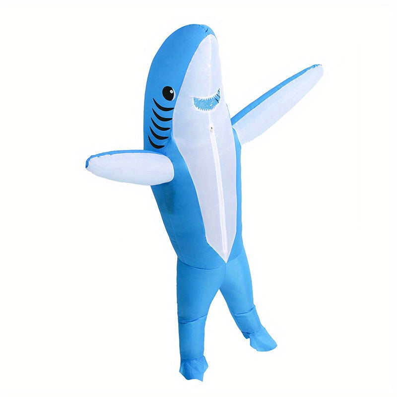 Unisex Inflatable Shark Halloween Costume | Funny Full Body 0