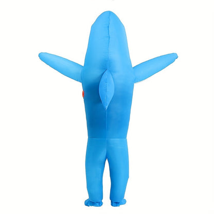 Unisex Inflatable Shark Halloween Costume | Funny Full Body 1