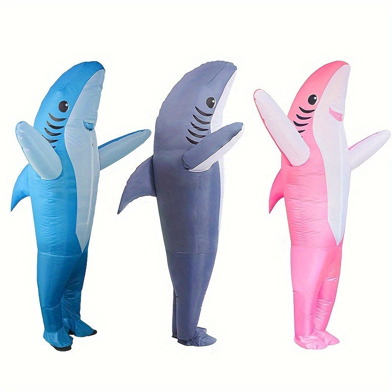 Unisex Inflatable Shark Halloween Costume | Funny Full Body 6