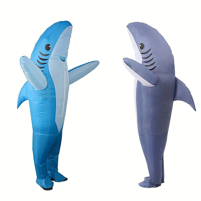 Unisex Inflatable Shark Halloween Costume | Funny Full Body 7