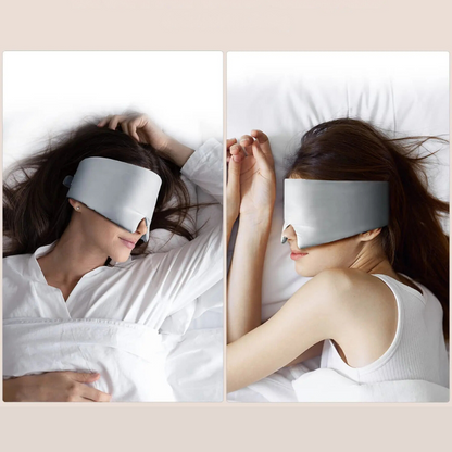 SleepLuxe - Premium Mulberry Silk Sleeping Mask for Travel and Comfort