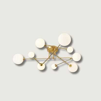 SputnikRadiance - Ceiling Lamp with Celestial Aesthetic and Gentle Glow