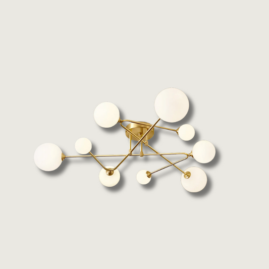 SputnikRadiance - Ceiling Lamp with Celestial Aesthetic and Gentle Glow