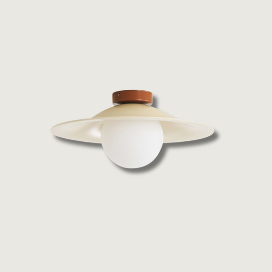 BezelAura - Ceiling Lamp with Luxe Details and Inviting Illumination