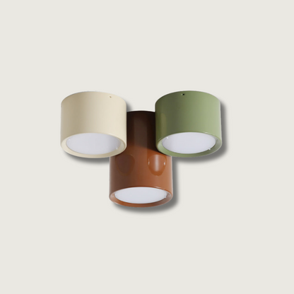 LuxeFusion - Ceiling Lamp with Integrated Materials and Warm Light