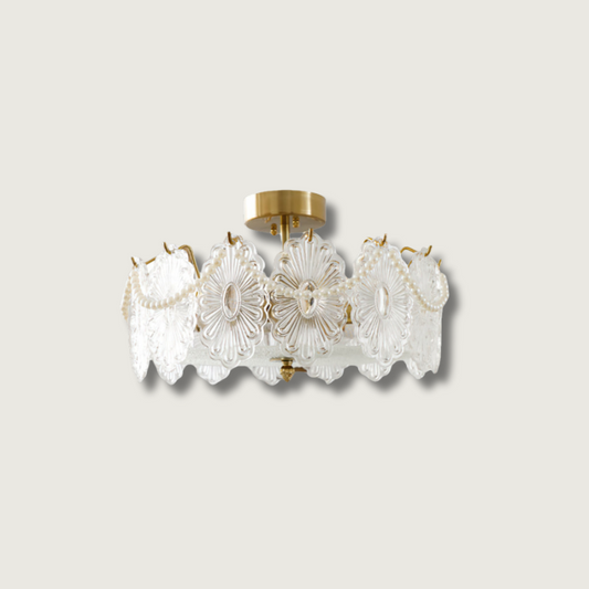 LuxeLamina - Deckenlampe mit klarem Glas und gemütlichem Licht