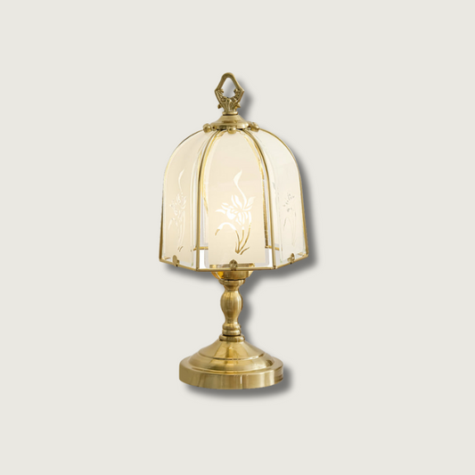 RadiantBloom - Orchid Glass Lamp