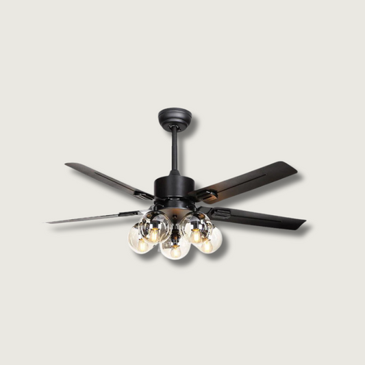 SpinAura - Stylish Glass Ceiling Fan