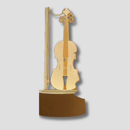 MelodyGlow - Elegant Cello Spherical Lamp