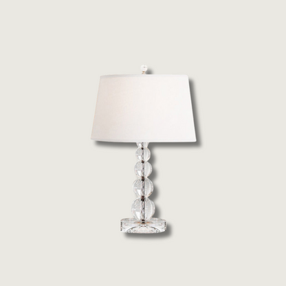 CrystalSphere - Elegant Table Lamp with Crystal Globe Design