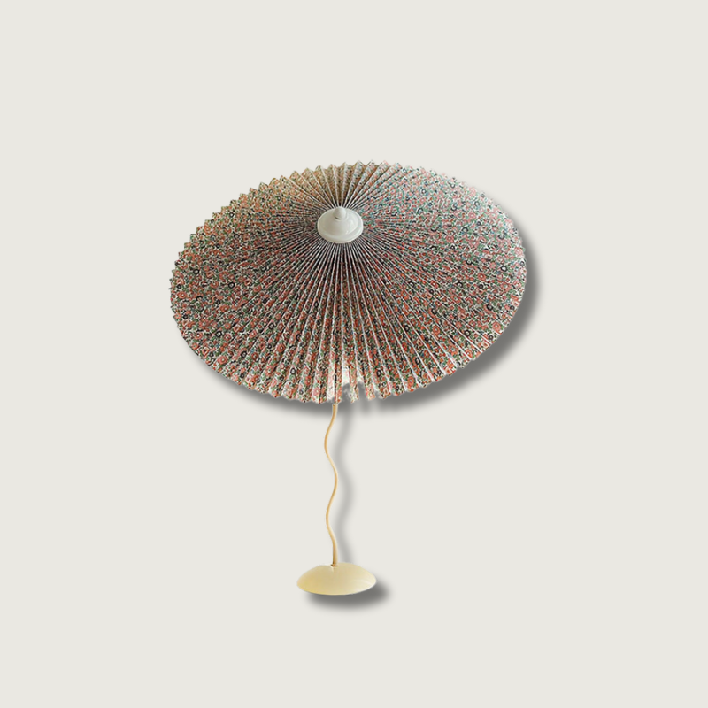 LuxePleat - Elegant Table Lamp with a Textured Pleated Shade