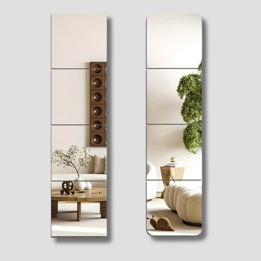 ClearReflections - Langlebiges Acrylwandspiegel-Set