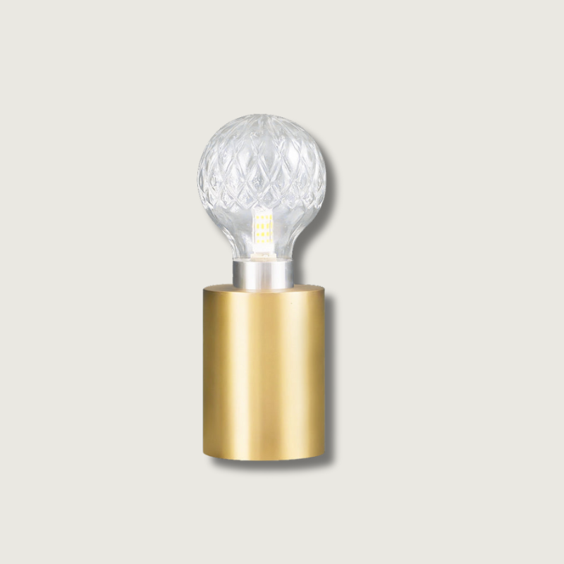 LuxeSphere - Table Lamp with Lustrous Crystal Ball and Soft Lighting