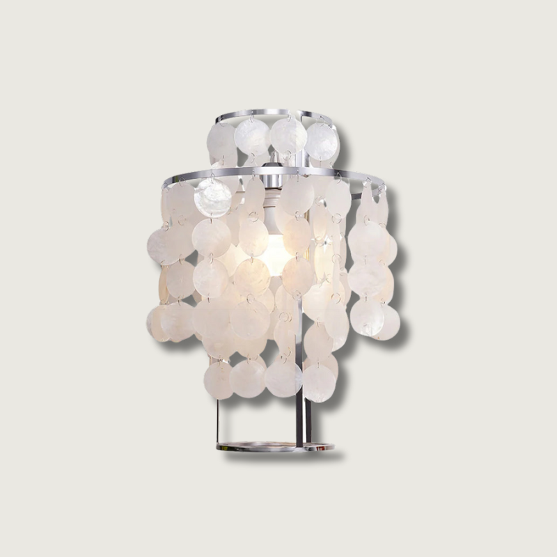 ShellLuxe - Table Lamp with Graceful Seashell Form and Comfortable Glow