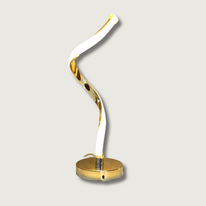 SpiralGlow – LED Desk Lamp with Spiral Design for Bedroom