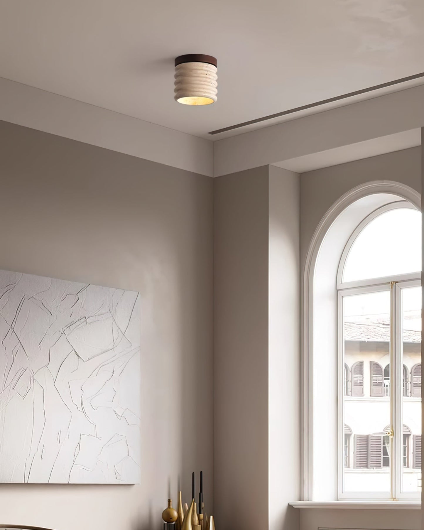 NordicLuxe - Ceiling Lamp with Simple Scandinavian Style and Subtle Light