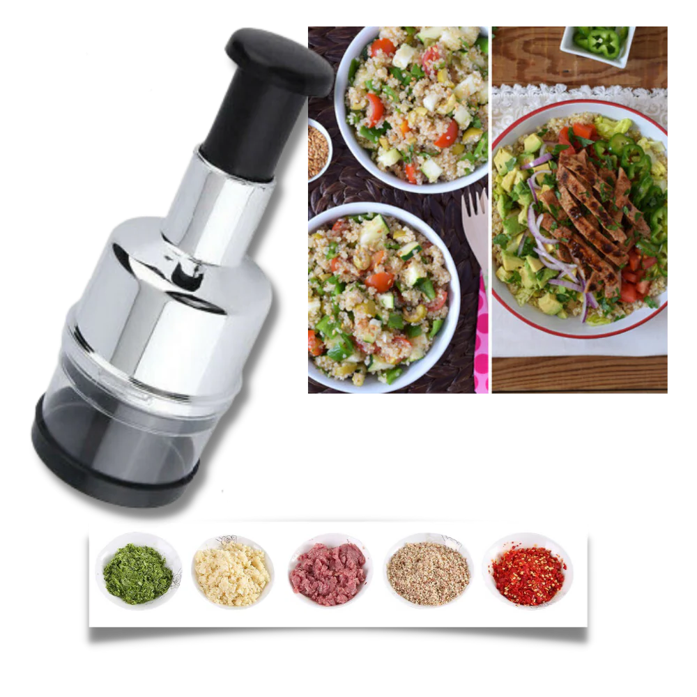VegiChop | Efficient Stainless Steel Vegetable and Garlic Chopper 2
