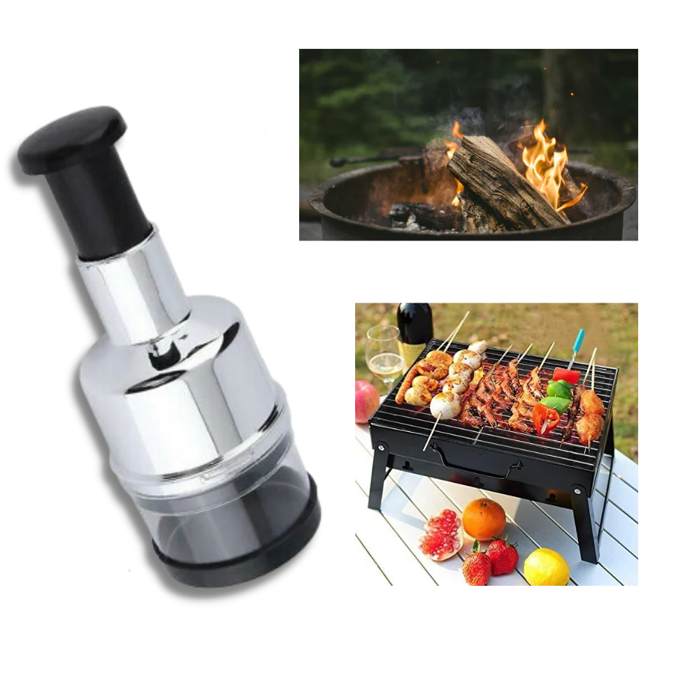 VegiChop | Efficient Stainless Steel Vegetable and Garlic Chopper 4