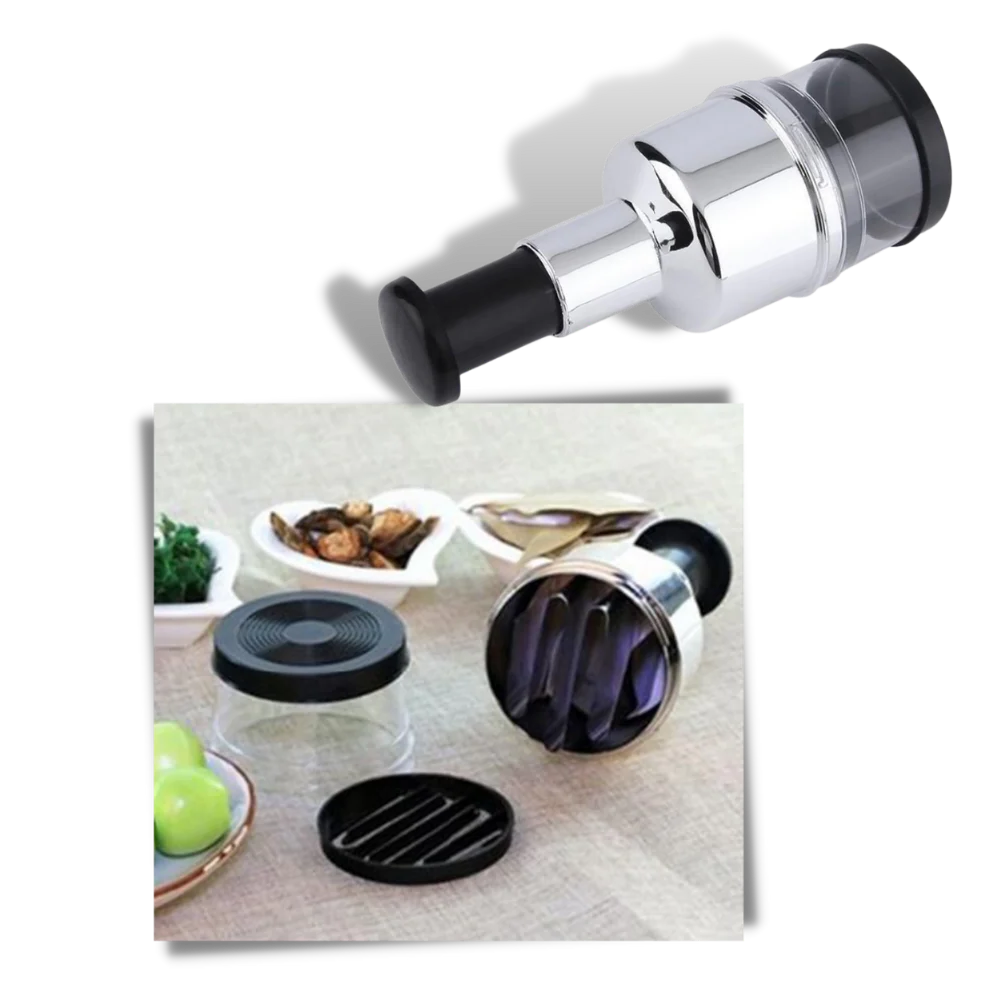 VegiChop | Efficient Stainless Steel Vegetable and Garlic Chopper 5
