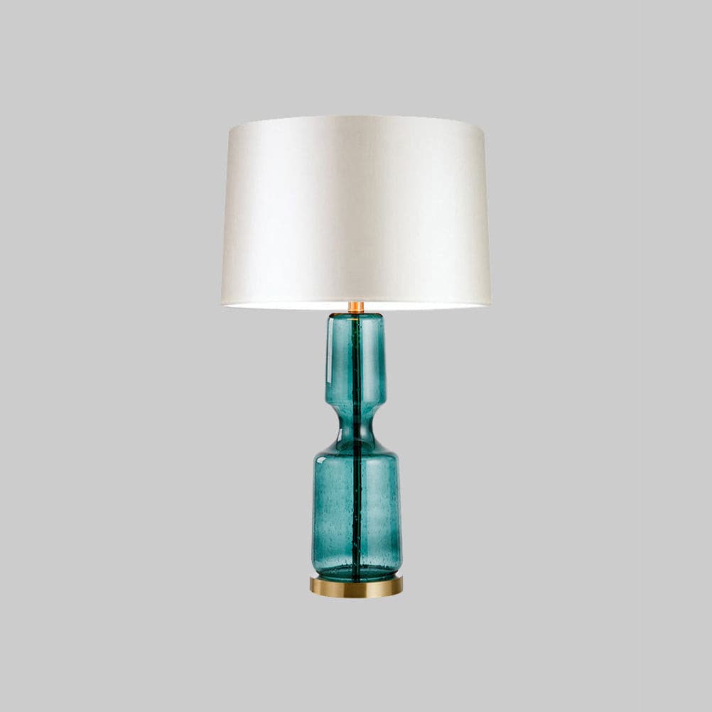 LuxAura – Elegante Lampada da Tavolo in Metallo e Vetro