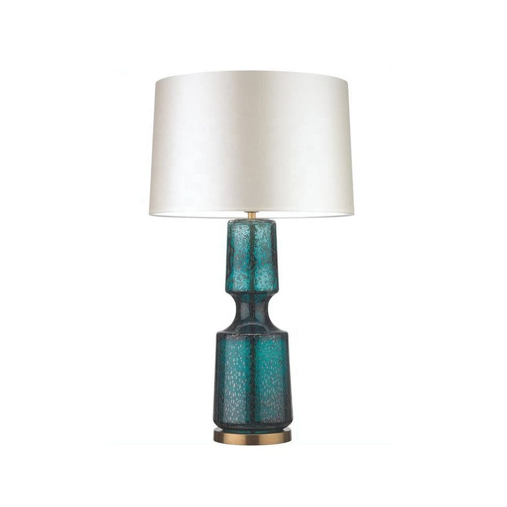 LuxAura – Elegante Lampada da Tavolo in Metallo e Vetro