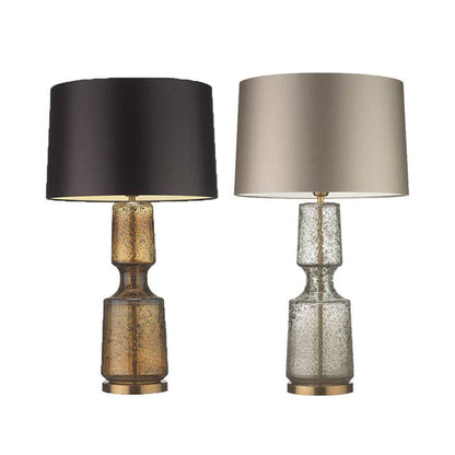 LuxAura – Elegante Lampada da Tavolo in Metallo e Vetro