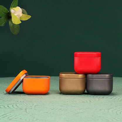 VibrantMetal | Stylish Versatile Small Storage Box for Tea and Snacks 0