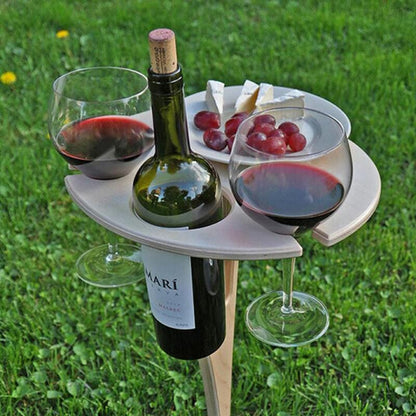 VinoTable | Elegant Portable Folding Outdoor Wine Table 6