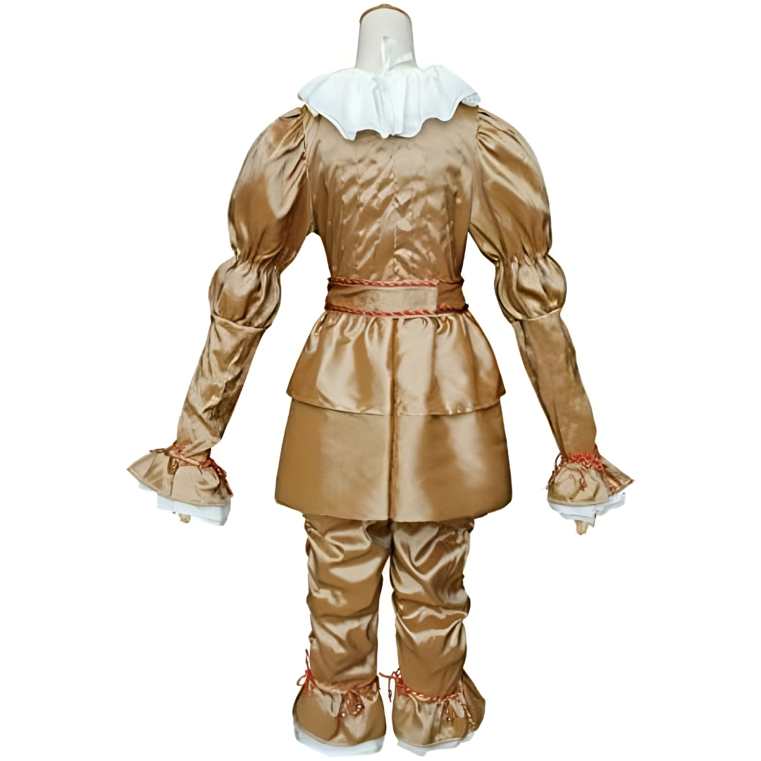 Vintage Long Sleeve Halloween Clown Costume | Ruffle Detail 3