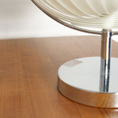 SpinAura – Elegant Chrome Desk Lamp
