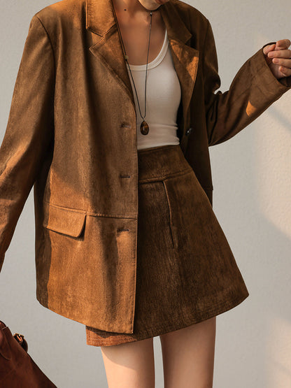Vintage Suede Blazer 1