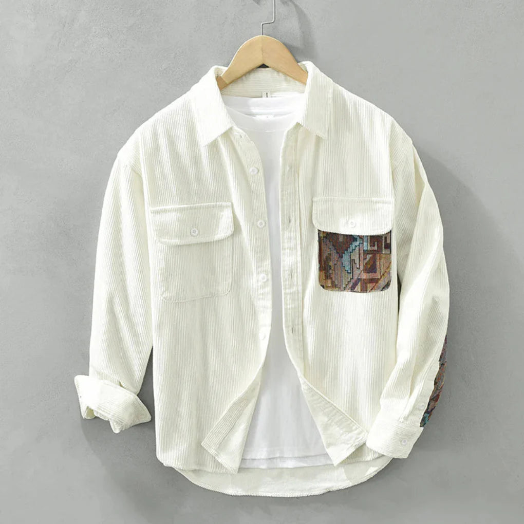 Vintage men's long-sleeved shirt 3