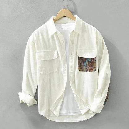Vintage men's long-sleeved shirt 3