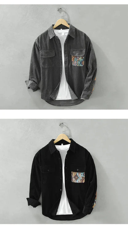 Vintage men's long-sleeved shirt 5