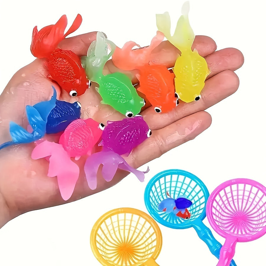 Vivolux | Bath Toy Floating Rubber Fish Set 12-Pack 0