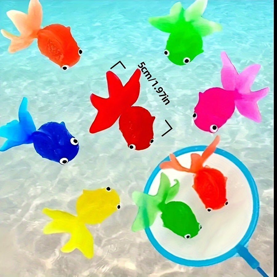 Vivolux | Bath Toy Floating Rubber Fish Set 12-Pack 4