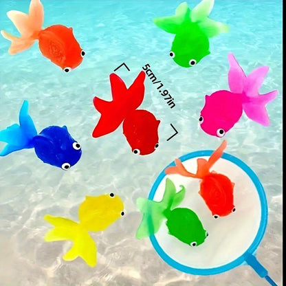 Vivolux | Bath Toy Floating Rubber Fish Set 12-Pack 4