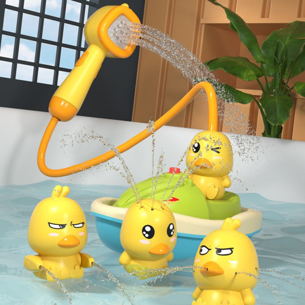 Vivolux | Bath Toy Set Floating Ducks Shower Spray 2