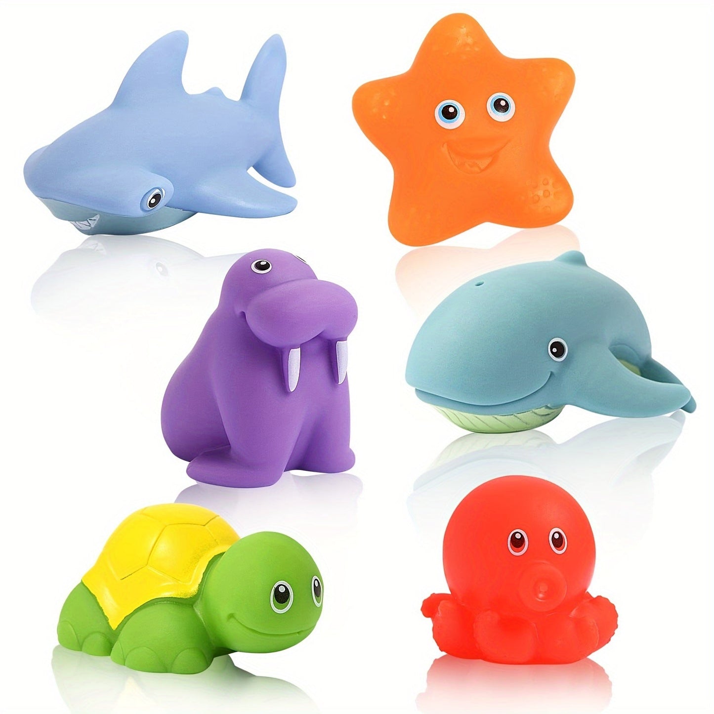 Vivolux | Bath Toy Set Soft Floating Animal Figures 0