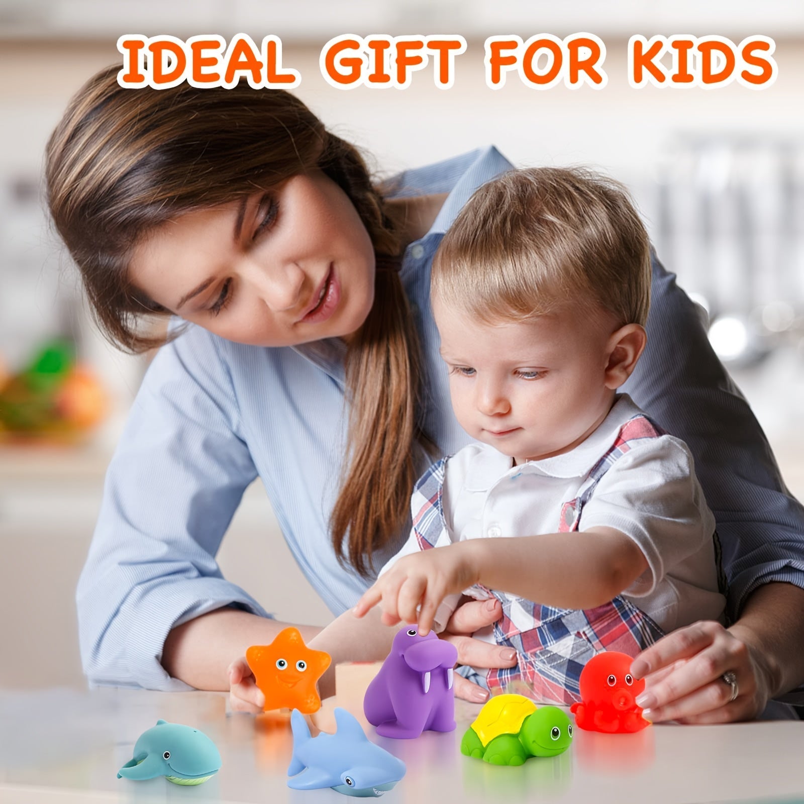 Vivolux | Bath Toy Set Soft Floating Animal Figures 3