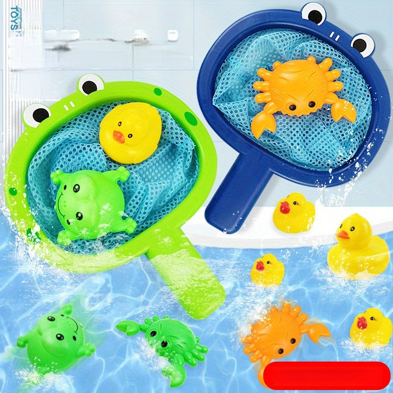 Vivolux | Bathtub Toy Fishing Net Set for Toddlers 2